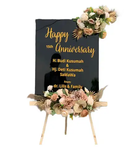 Papan Bunga Akrilik bojong